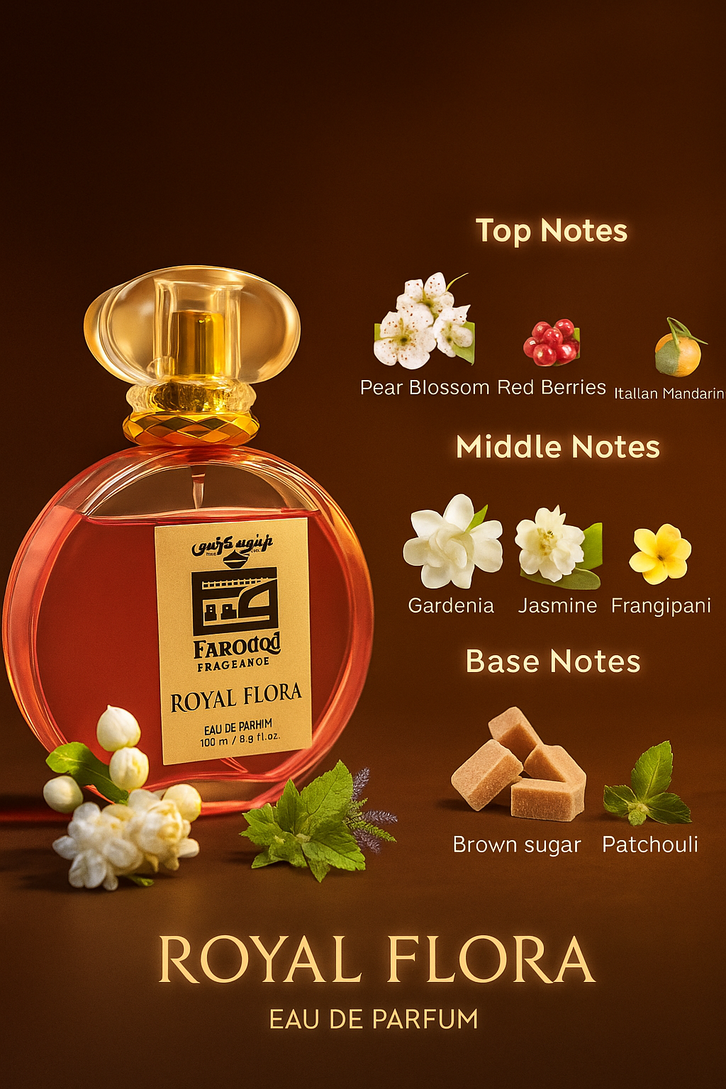 Royal Flora Long Lasting Eau De Perfume 100Ml Perfume For Unisex