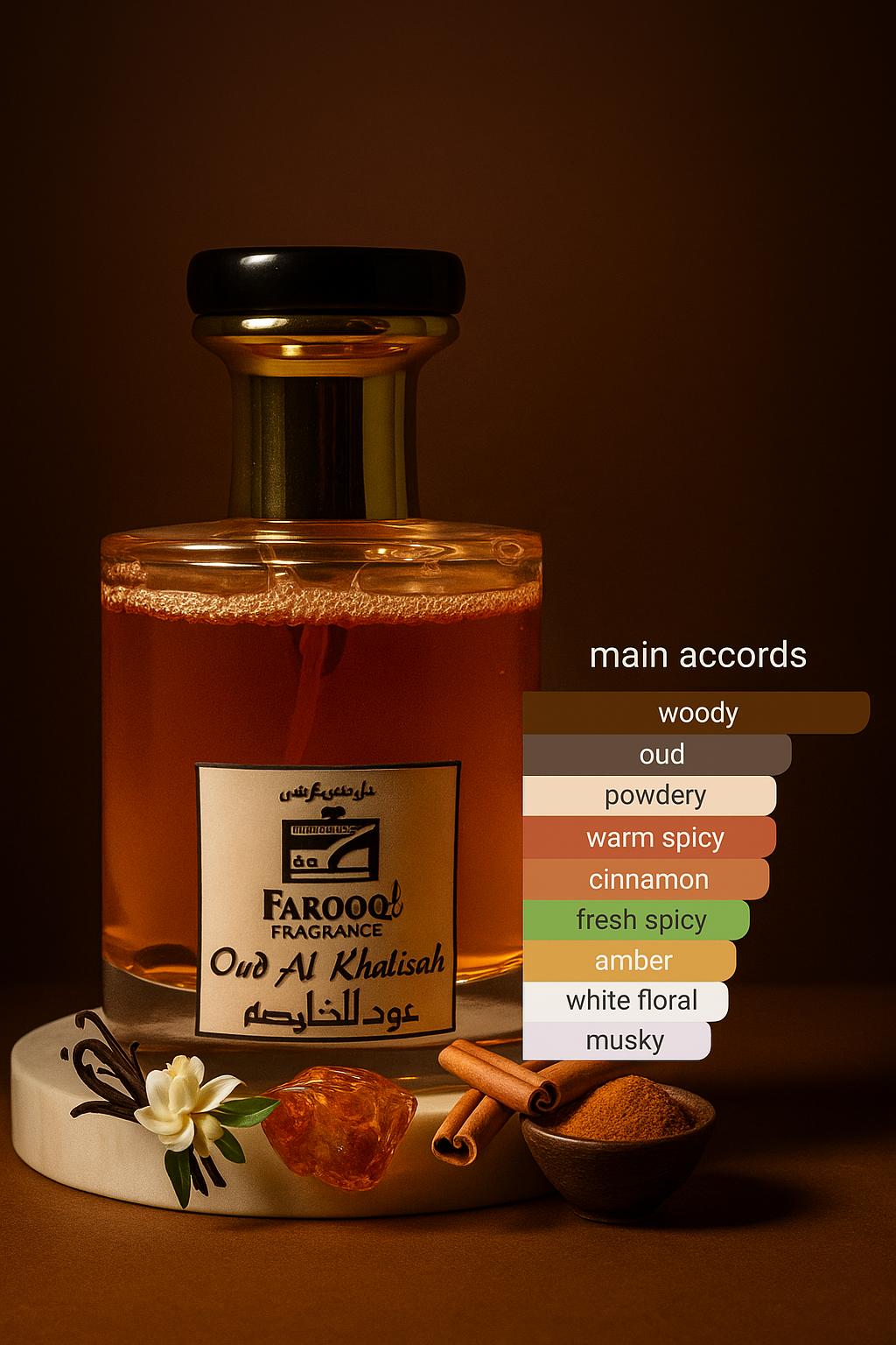 OUD AL-KHALISAH LONG LASTING NON ALCOHOL PERFUME FOR UNISEX