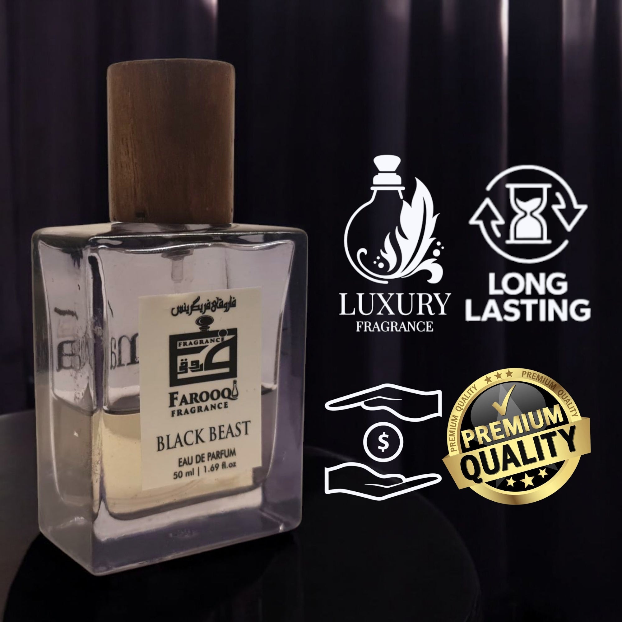 Black Beast Long Lasting Eau De Perfume 100Ml Perfume For Unisex