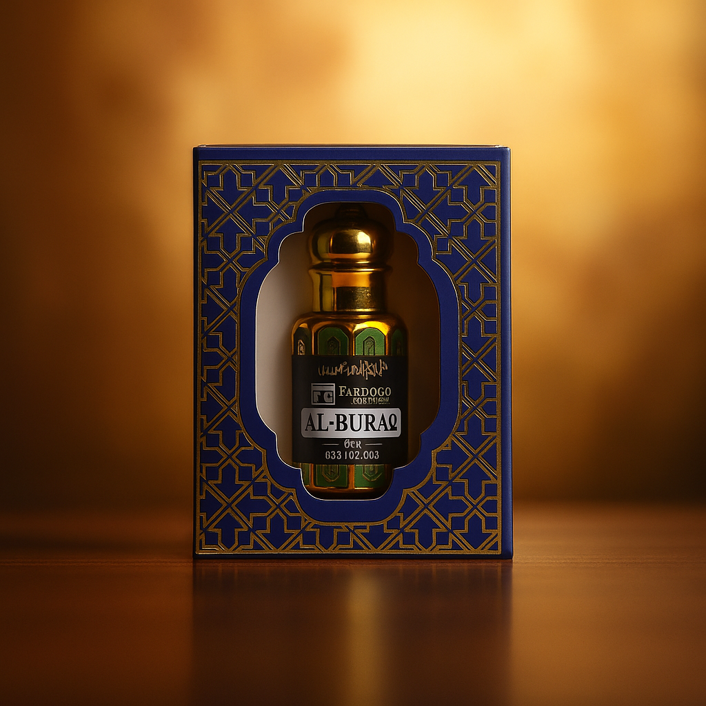Al Buraq Luxury Roll-On Attar | Non-Alcoholic | Long-Lasting Oriental Scent | 5ml