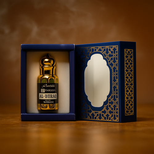 Al Buraq Luxury Roll-On Attar | Non-Alcoholic | Long-Lasting Oriental Scent | 5ml